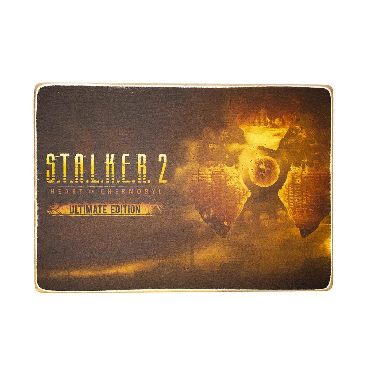 

Деревянный постер Wood Posters "S.T.A.L.K.E.R. 2: Сердце Чернобыля. Артовый Сталкер на оранжевом фоне" (A3 формат, фанера)