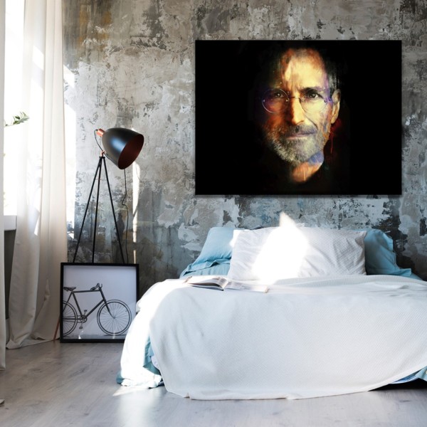 

Картина на холсте Личности Creative Steve Jobs 75х100 см.