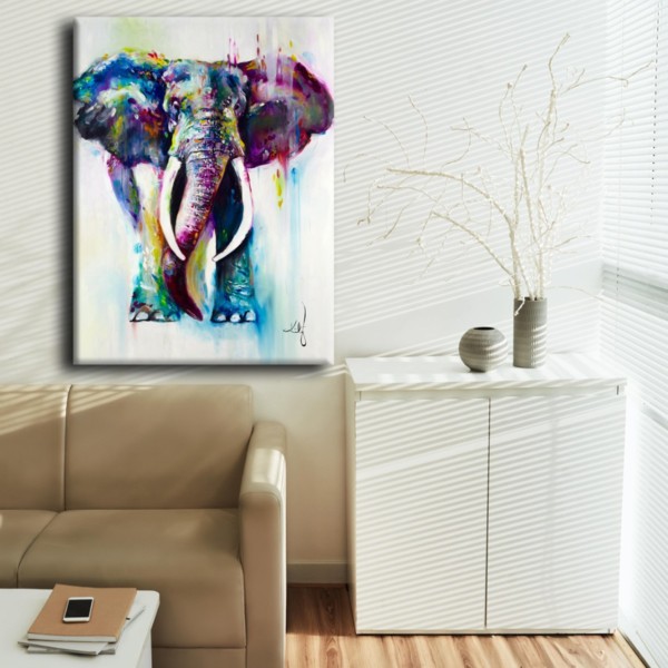 

Картина на холсте Животные Elephant Art 75х100 см.