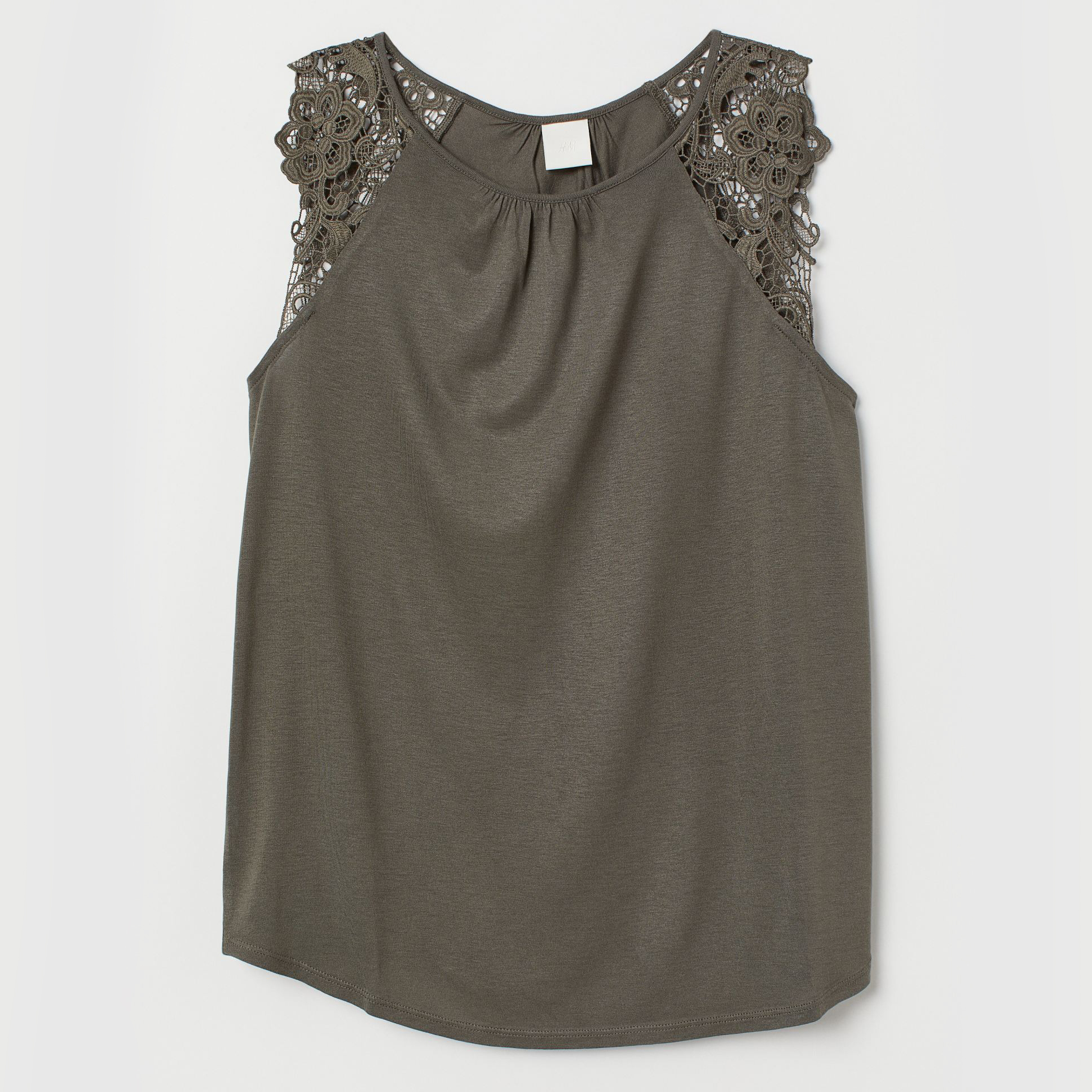 

Майка H&M 0708499005  (160/80А) Зеленая хаки, Майка H&M 0708499005 XS (160/80А) Зеленая хаки