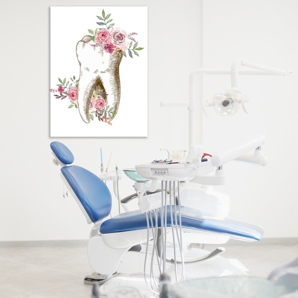 

Картина на холсте Стоматология Blooming Tooth 50х65 см.