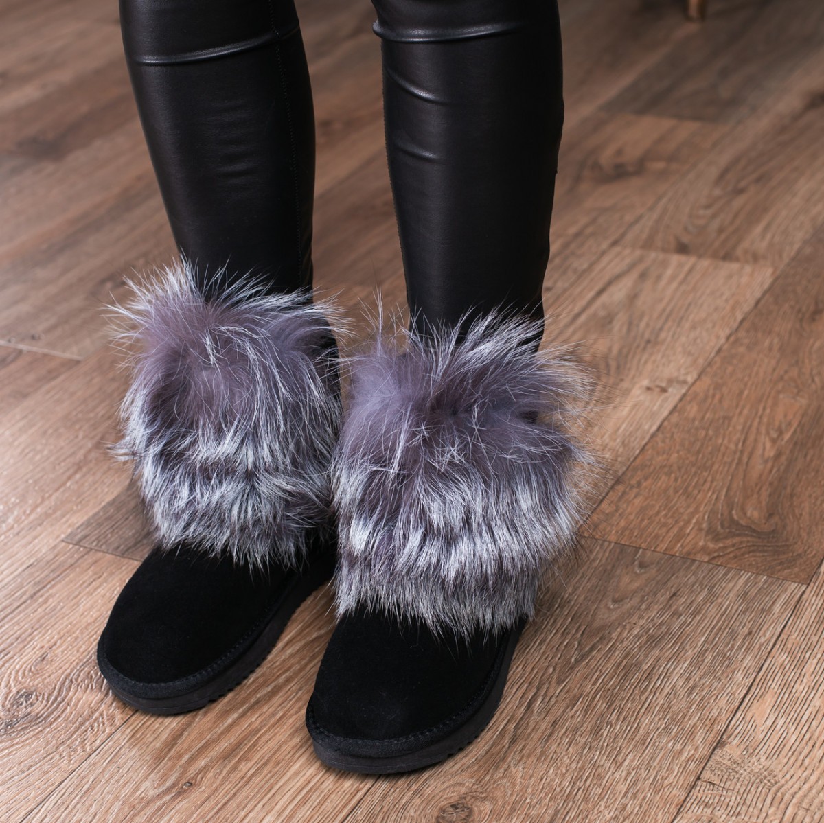 

Угги женские Fashion Gypsy 3430 36 размер 23,5 см Черный