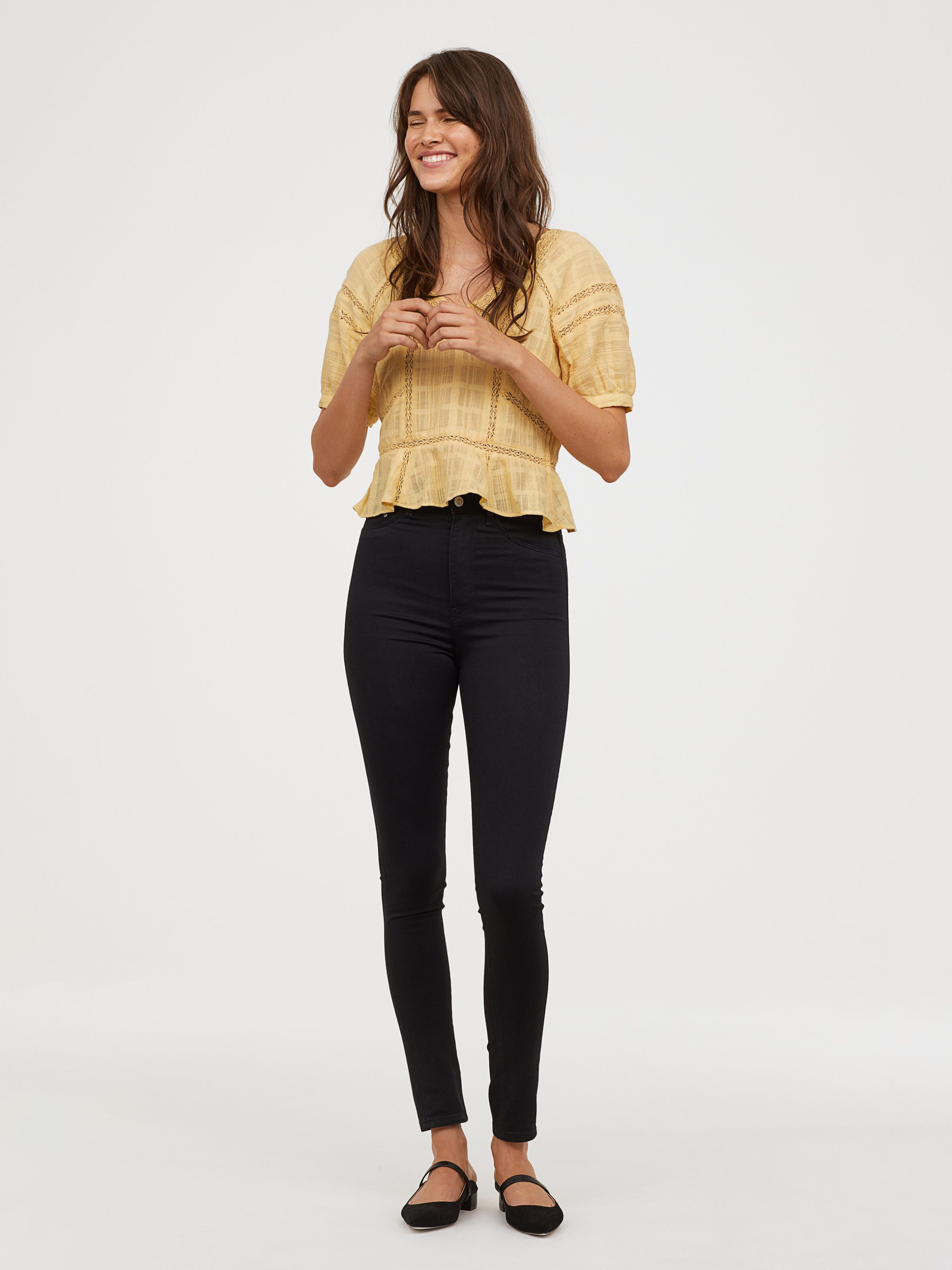 

Джинсы H&M 0399223-03 W32-L32 Черные