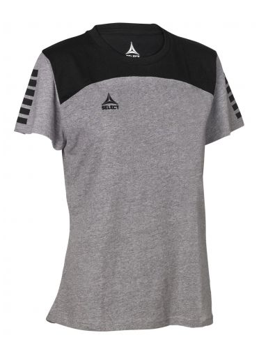 

Футболка женская Select Oxford t-shirt серо-черная  625760-224, Футболка женская Select Oxford t-shirt серо-черная L 625760-224