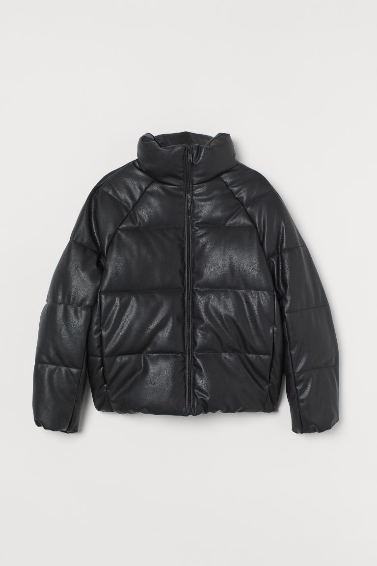 

Куртка из искусственной кожи H&M  Черный, Куртка из искусственной кожи H&M L Черный