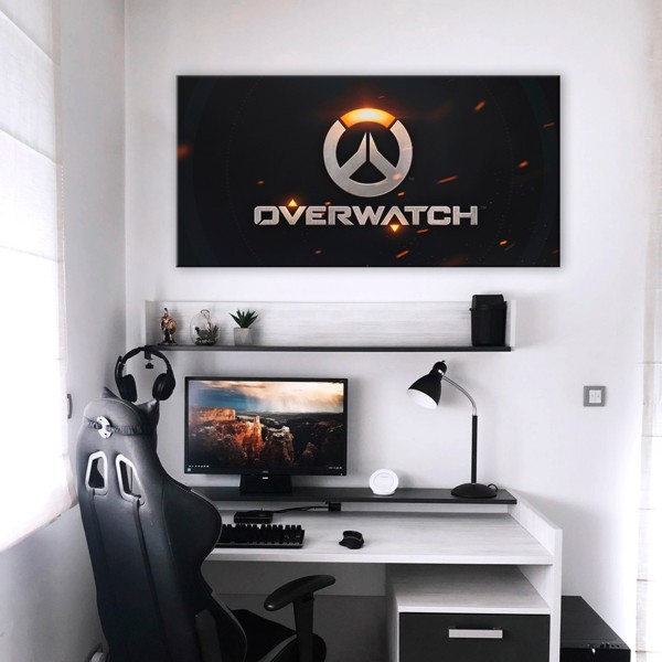 

Картина на холсте Игры Overwatch 70х140 см.