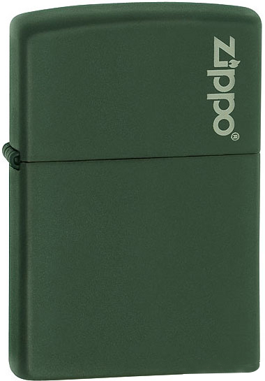 

Зажигалка Zippo Green Matte w/Zippo Logo 221ZL