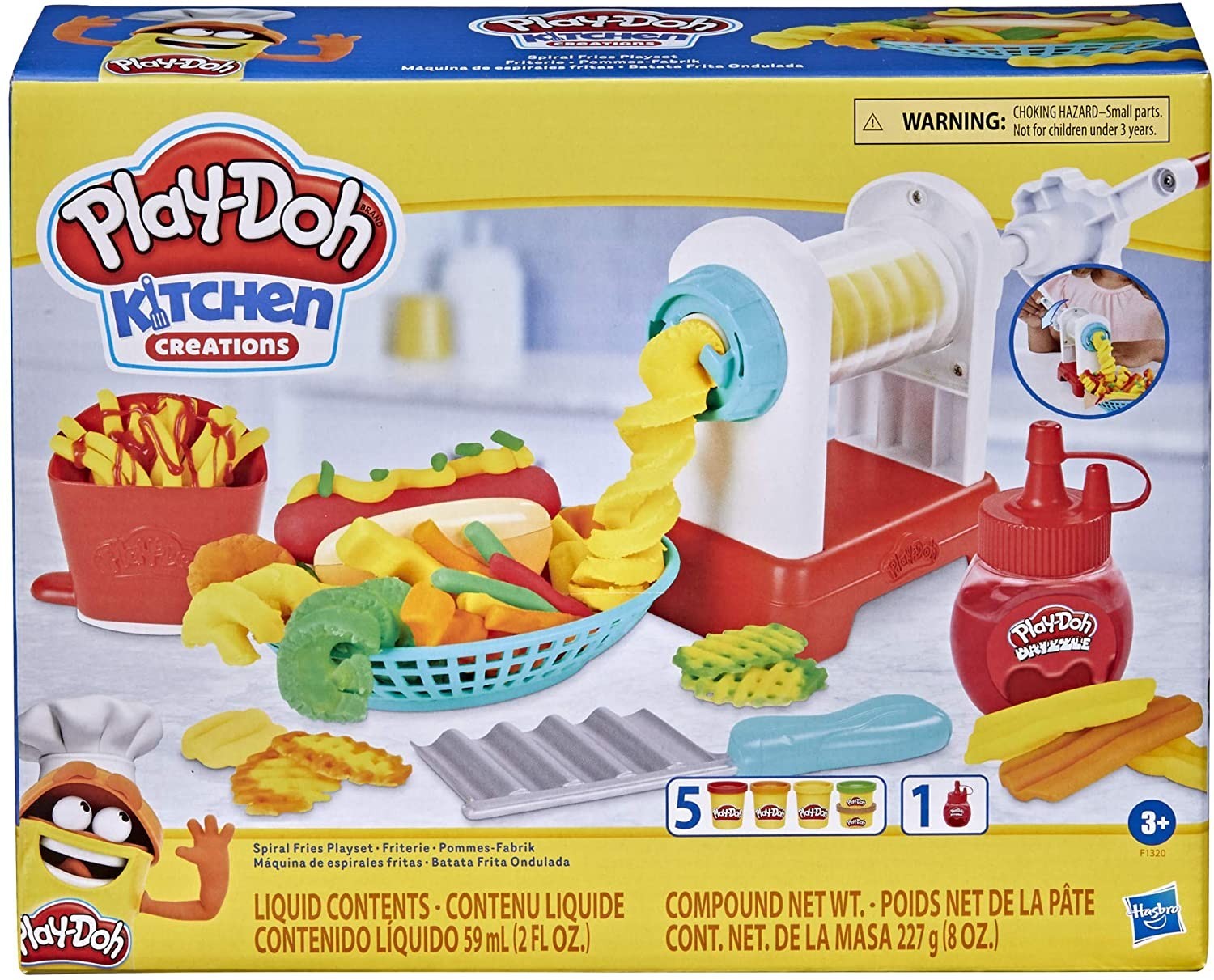

Игровой набор Hasbro Play-Doh Картошка фри (F1320)
