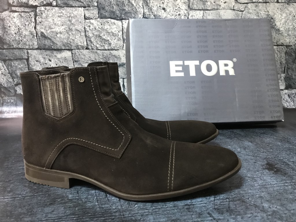 

Ботинки Etor 11022 44 Коричневые