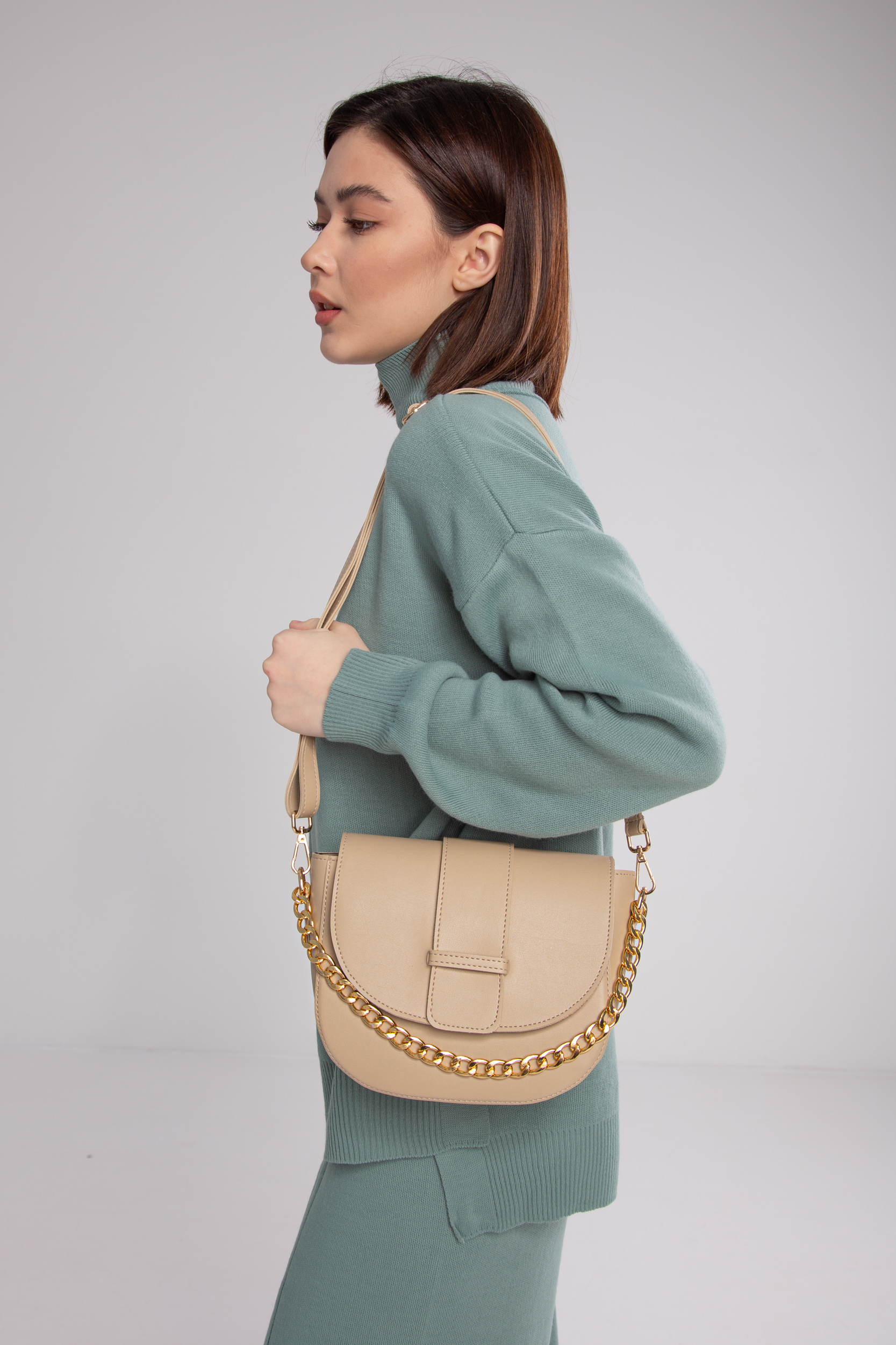 

Сумка женская FAMO SYM-0010 Капучиновый 22*18*8 (SYM-0010)