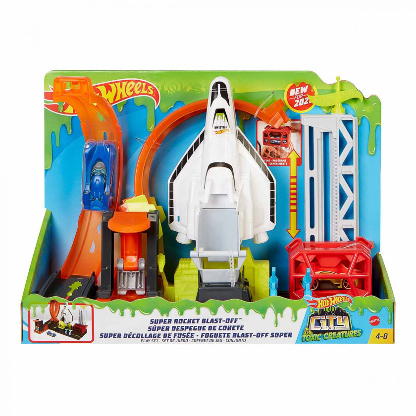 

Трек Hot Wheels Запуск ракеты Super Space Shuttle 39 Pieces Rocket Vehicle (GTT75)