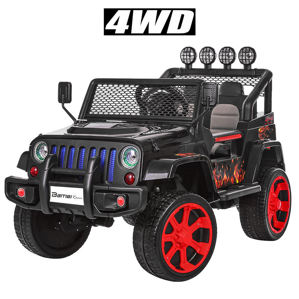 

Электромобиль Bambi M 3237EBLR-2-3 Черный с огнем