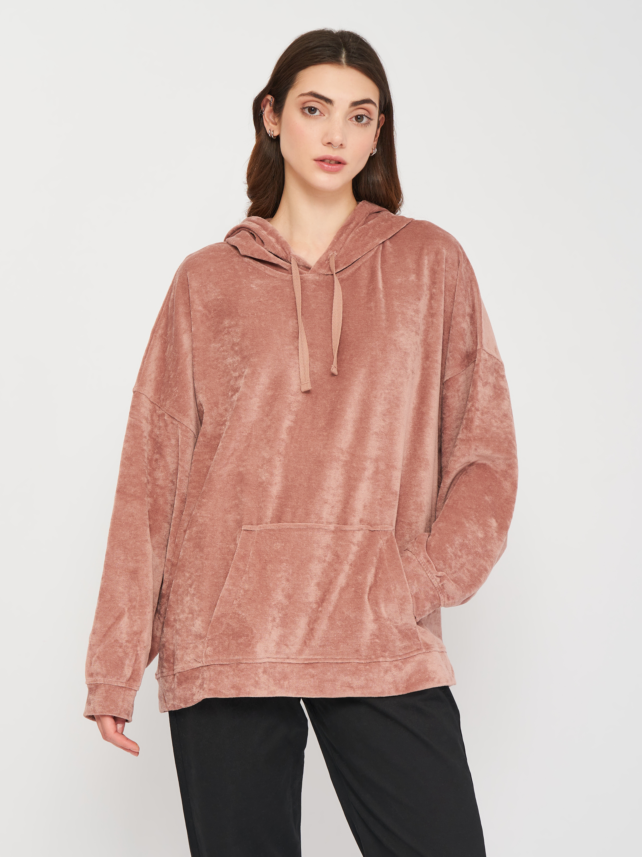 

Худи Pull & Bear 5593/325/687  Пудра, Худи Pull & Bear 5593/325/687 XL Пудра
