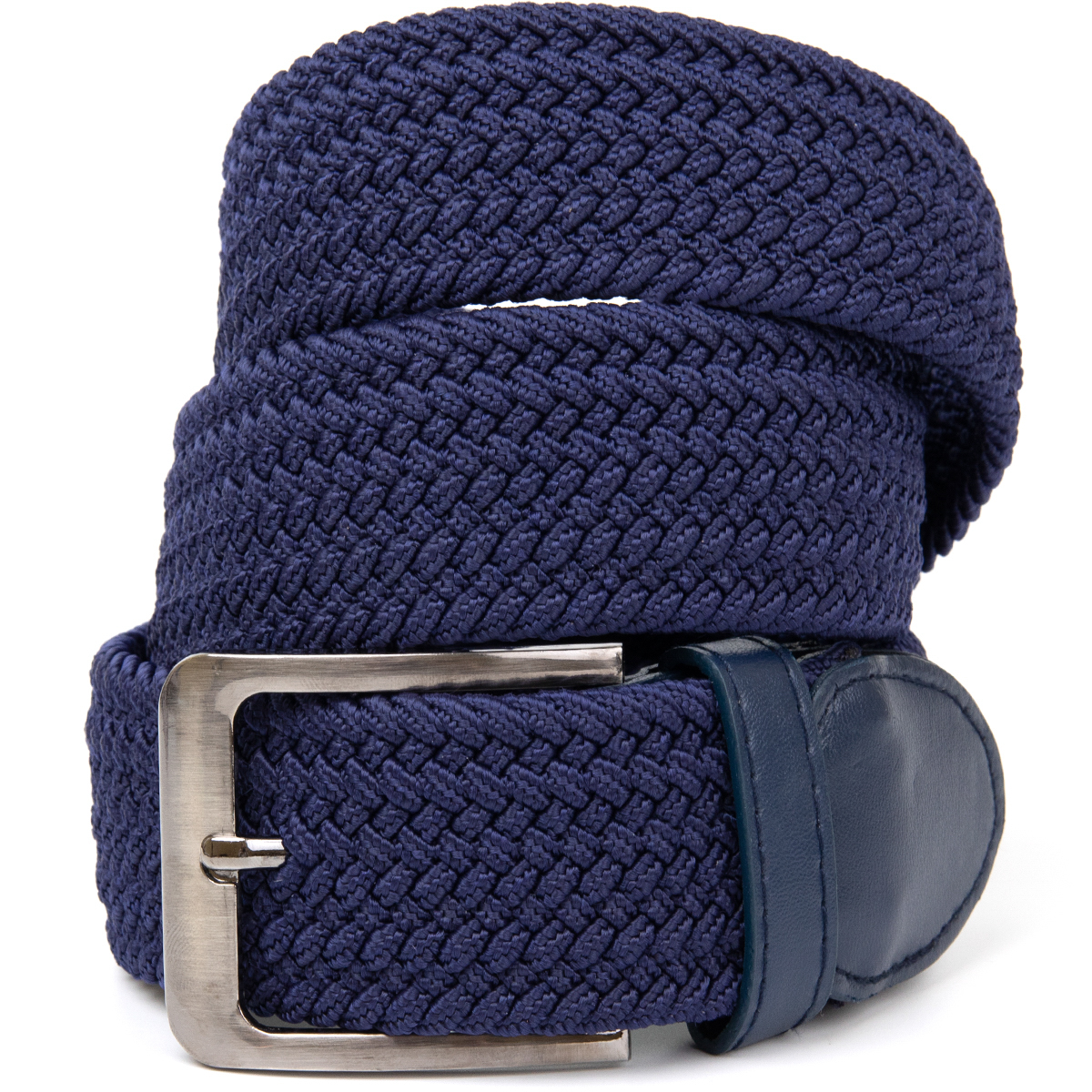 

Текстильный ремень мужской классика Vintage 20520 Синий
