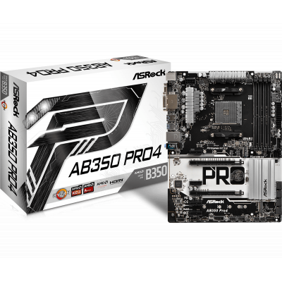 

Материнская плата Asrock AB350 PRO4 (AB350 PRO4) Over-Stock