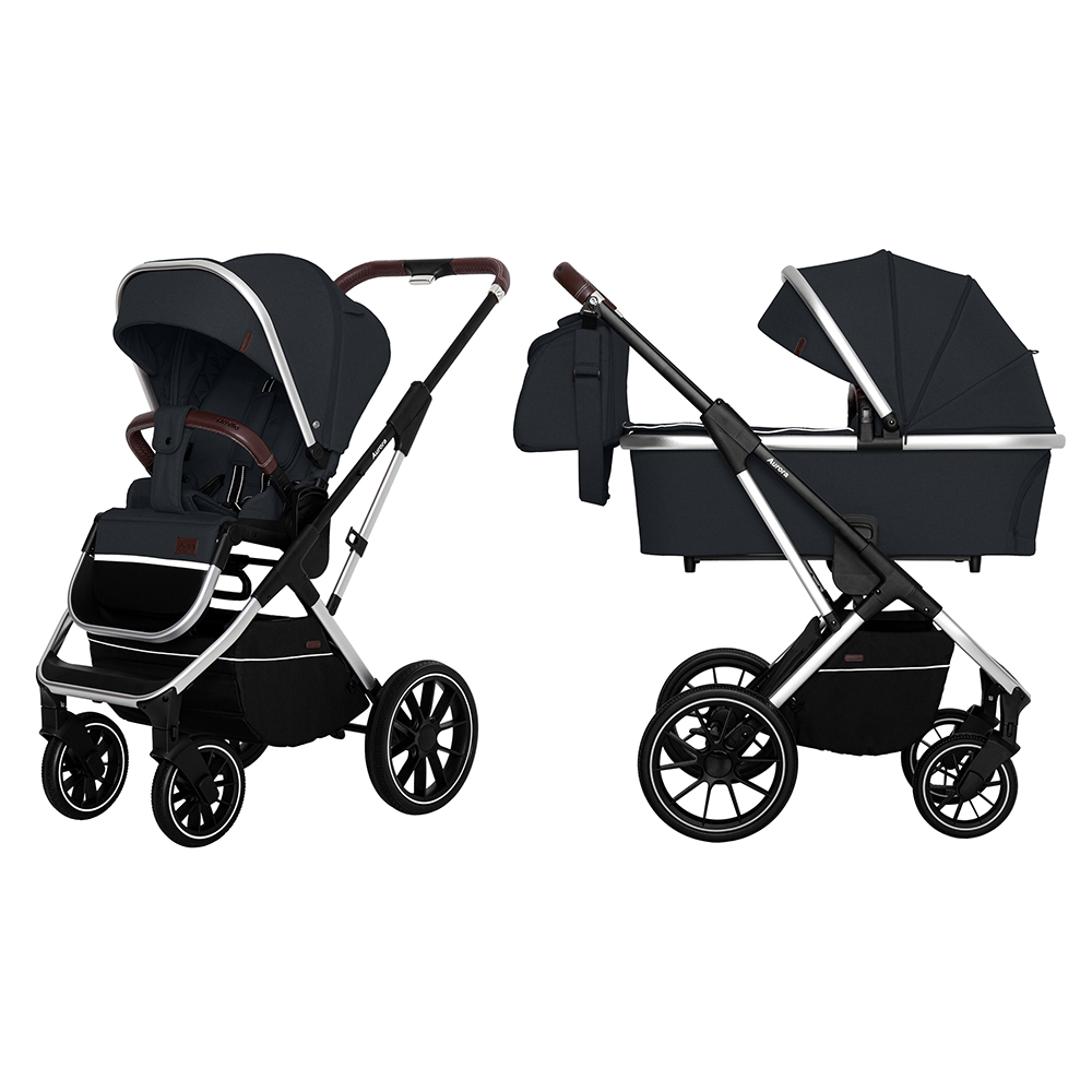 

Коляска універсальна CARRELLO Aurora CRL-6505 (2in1) Space Black +дощовик /1/