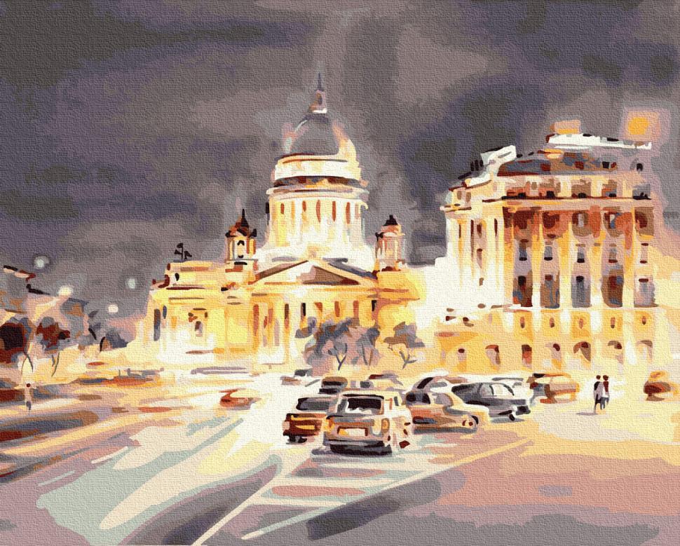 

Картина рисование по номерам Rainbow Art Домик в лесу BRM3222 40х50 см Пейзаж, природа набор для росписи краски, кисти, холст