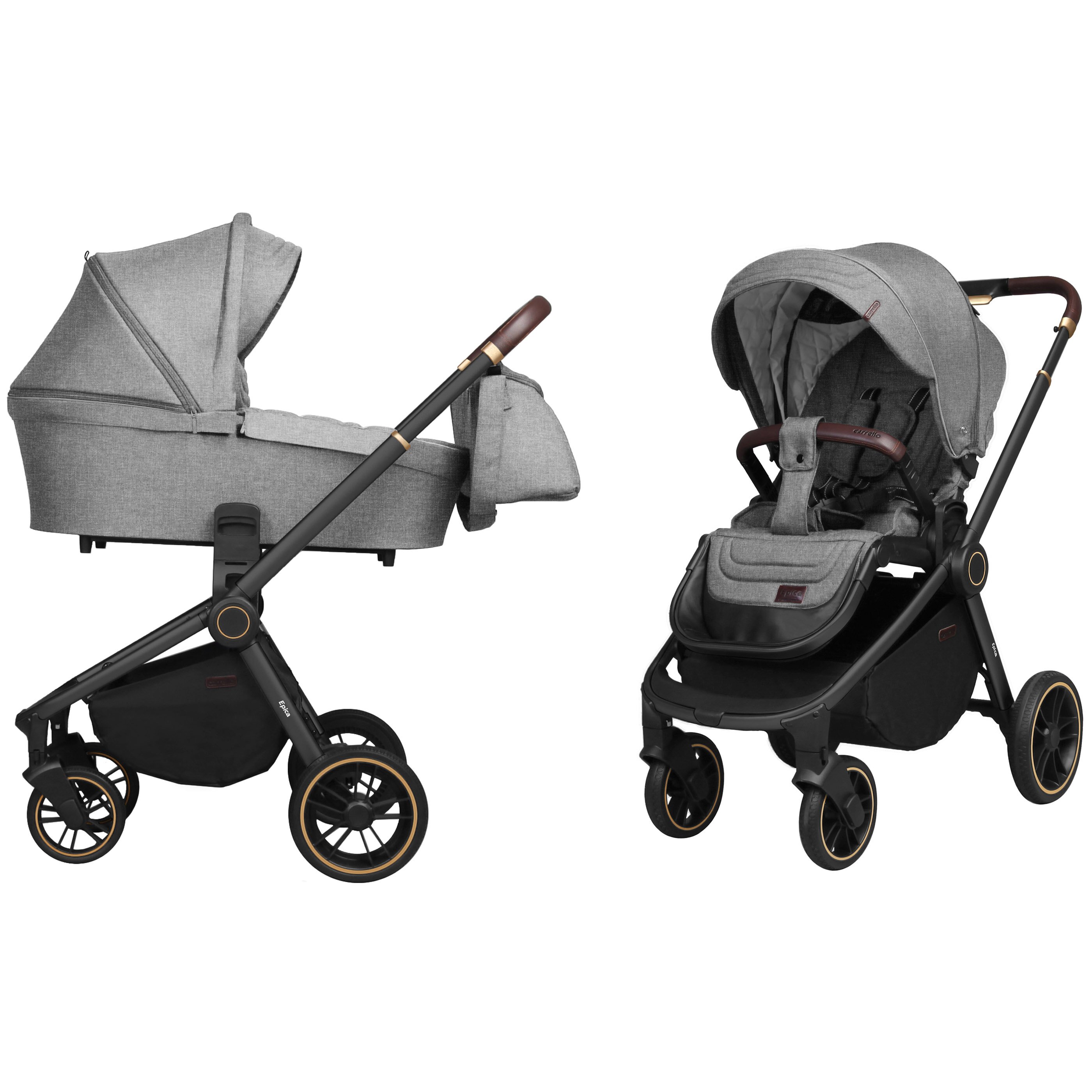 

Универсальная коляска Carrello Epica Silver Grey (CRL-8510/1)