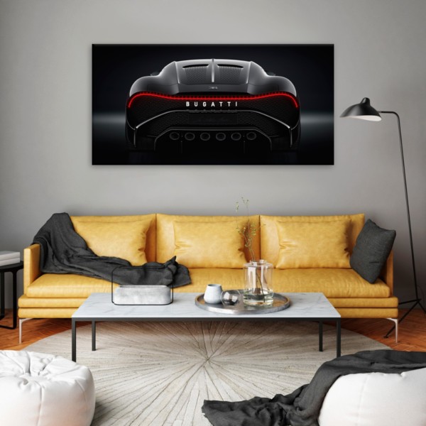 

Картина на холсте Автомобили Bugatti 50х100 см.