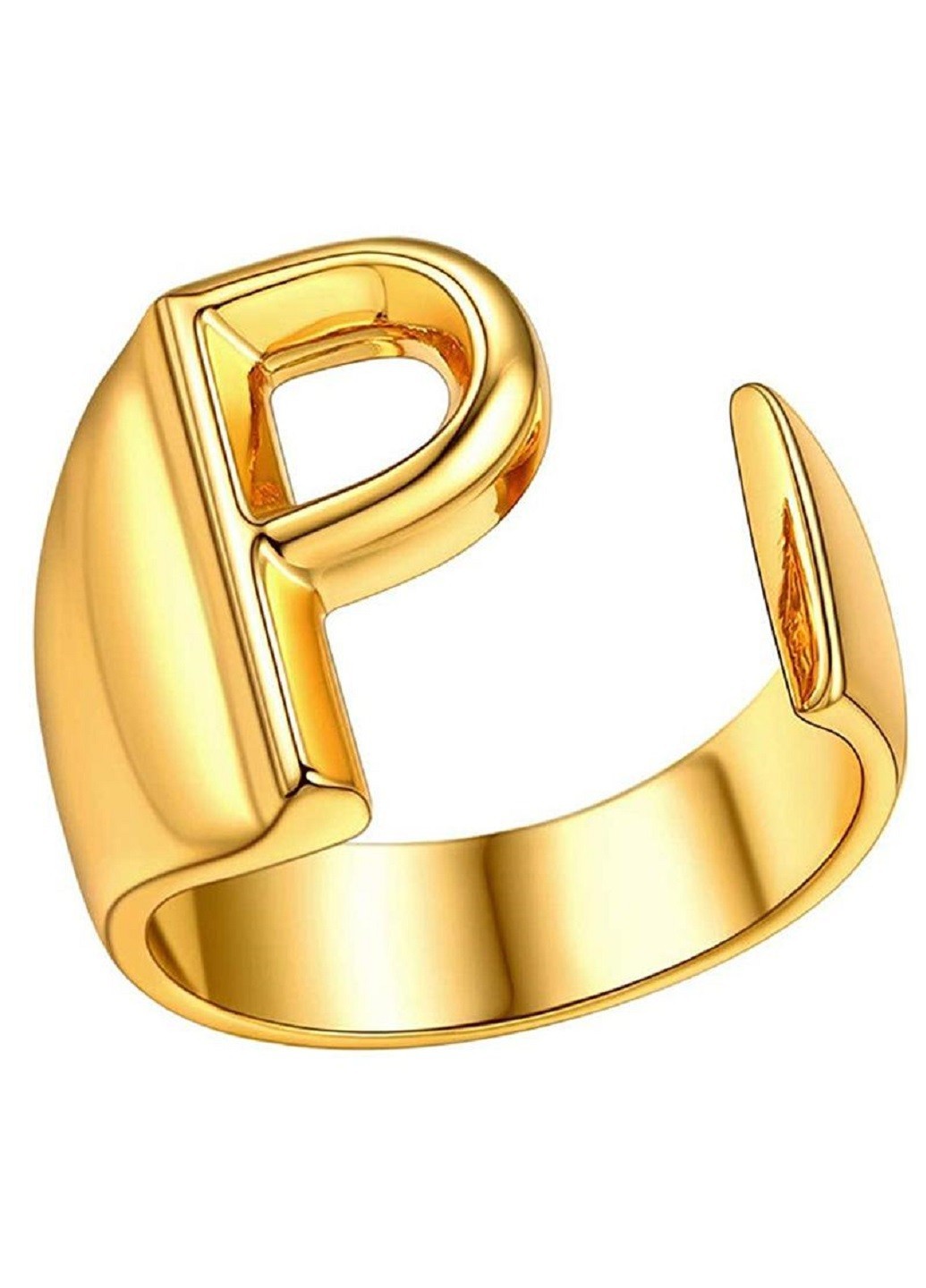 

Регулируемое кольцо с буквой P Abaccio KPG