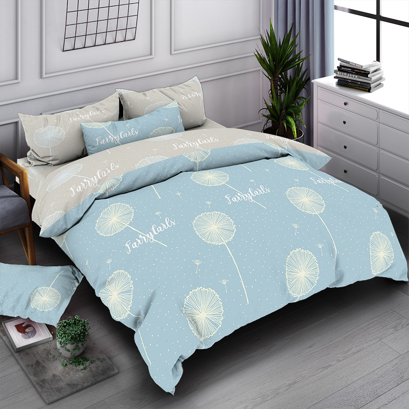 

Двуспальный комплект постельного белья евро 200*220 ранфорс TM KRISPOL Украина