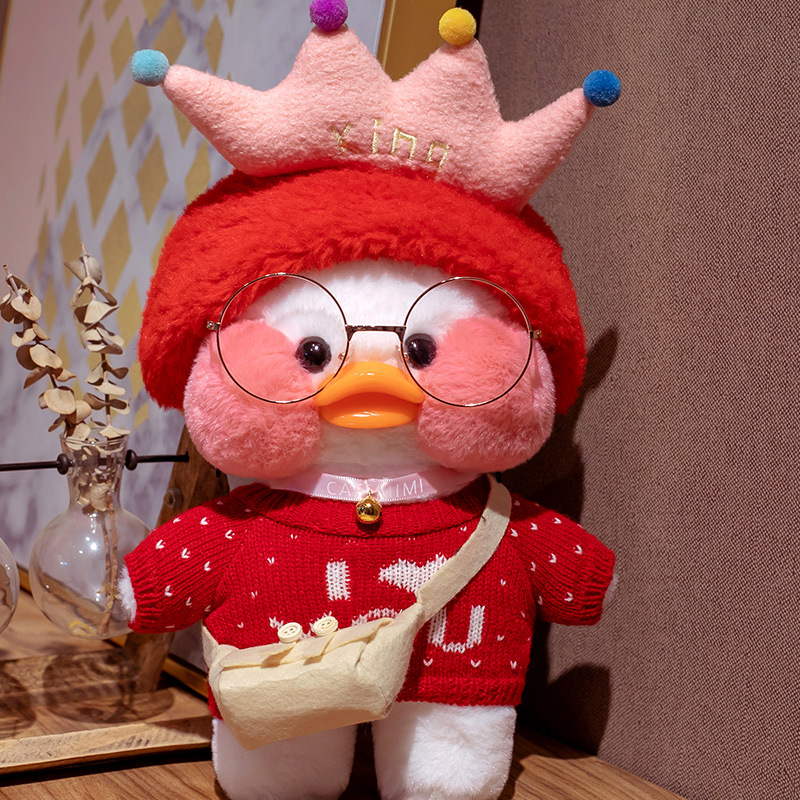

Мягкая игрушка Утка Лалафанфан Lalafanfan Duck Cafe Mimi Queen