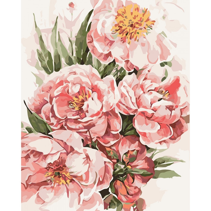 

Картина для рисования по номерам Идейка Пионы для любимой 40x50см (KHO3046)