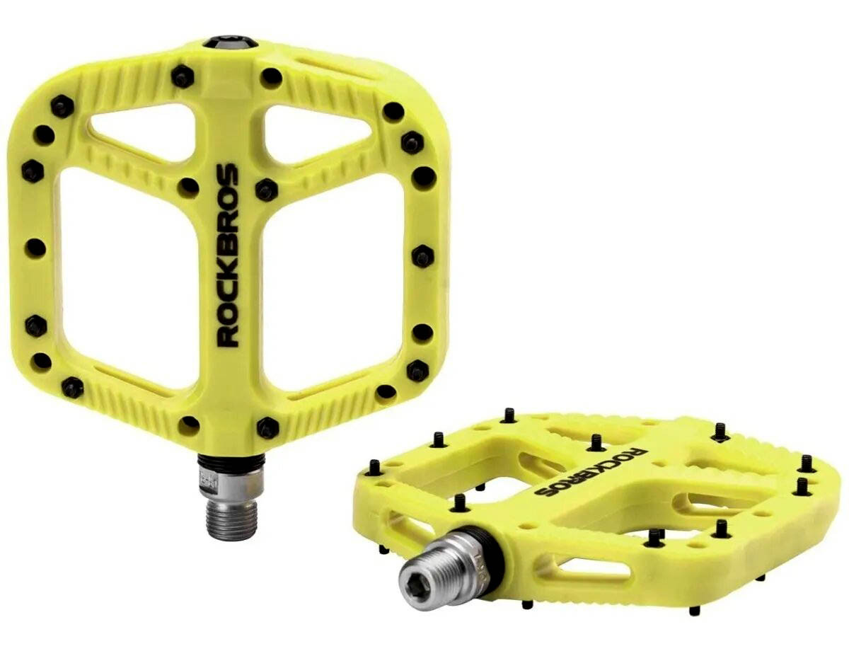 

Педали RockBros FreeRide Nylon, нейлоновые салатовые