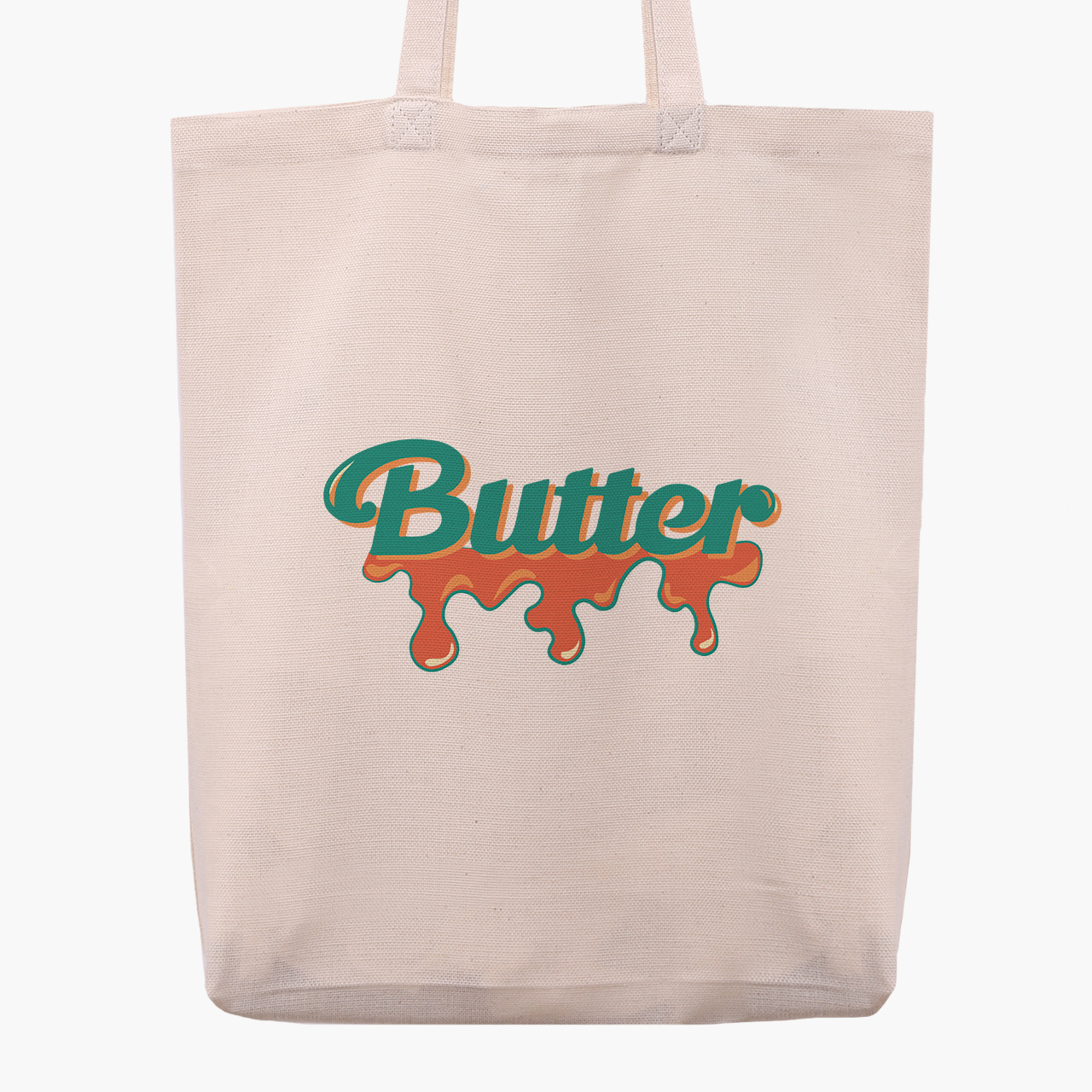 

Эко сумка шоппер Butter БТС (BTS) (9227-3267) 41x35x8.5 см Бежевый