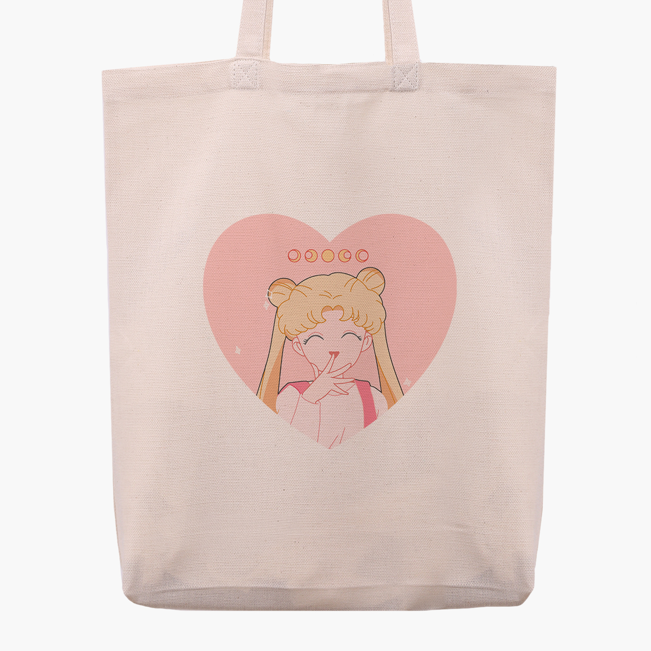 

Эко сумка шоппер Сейлор Мун Луна Кошки (Sailor Moon anime Cats) (9227-2922) 41x35x8.5 см Бежевый