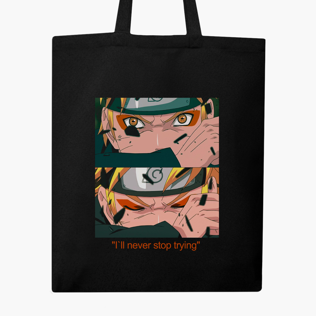 

Эко сумка шоппер Naruto Uzumaki (9227-2816) 41x35 см Черный