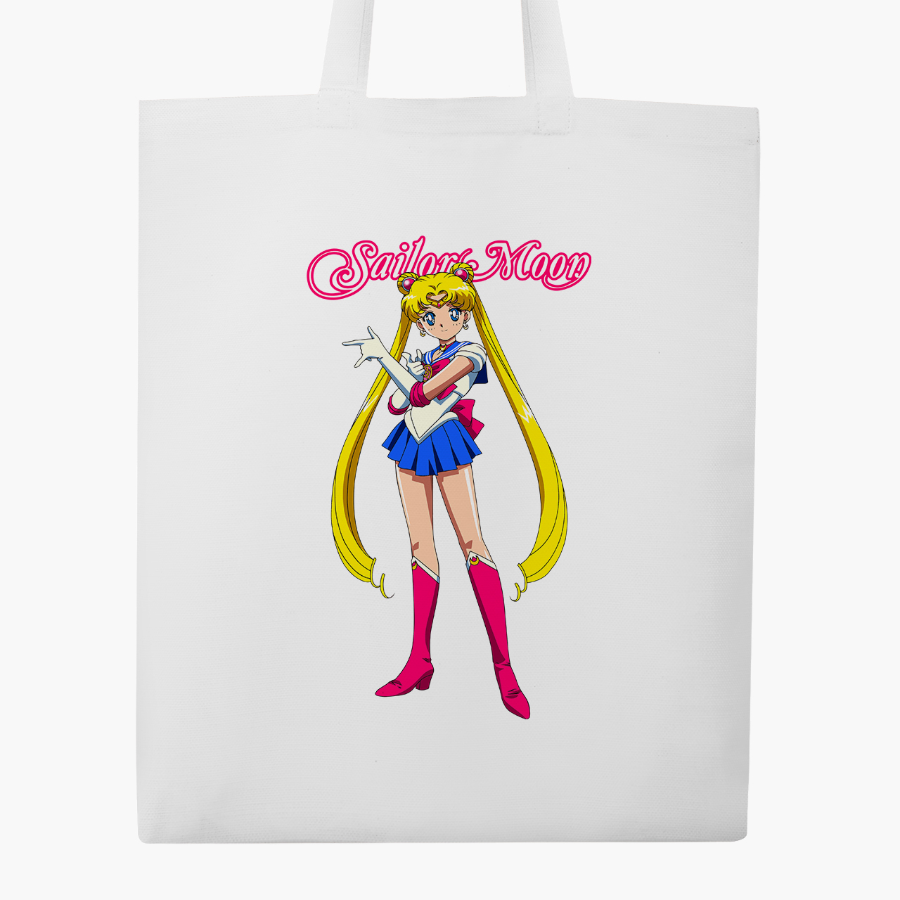 

Эко сумка шоппер Сейлор Мун (Sailor Moon) (9227-2916) 41x35 см Белый