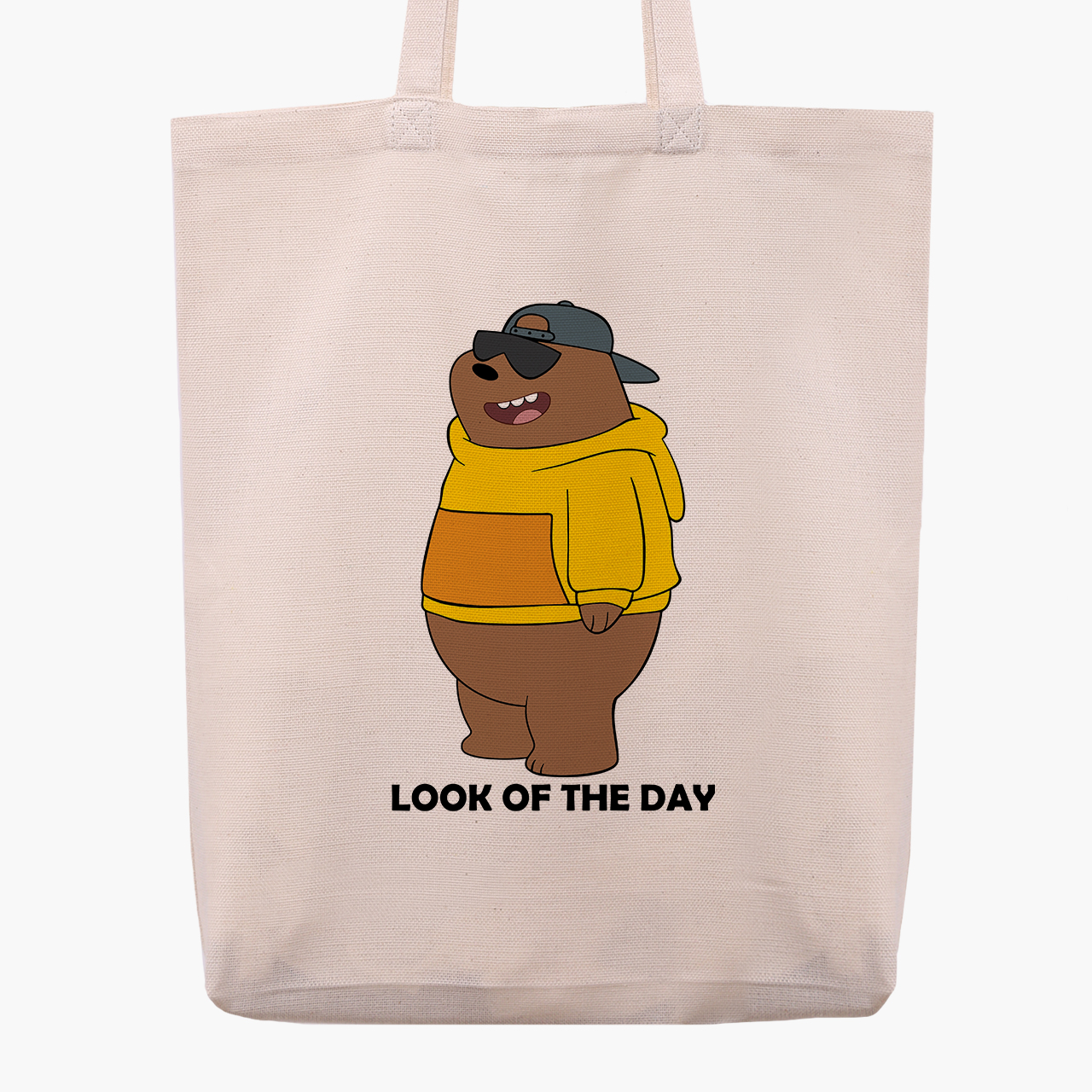 

Эко сумка шоппер Вся правда о медведях (We Bare Bears) (9227-2901) 41x35x8.5 см Бежевый