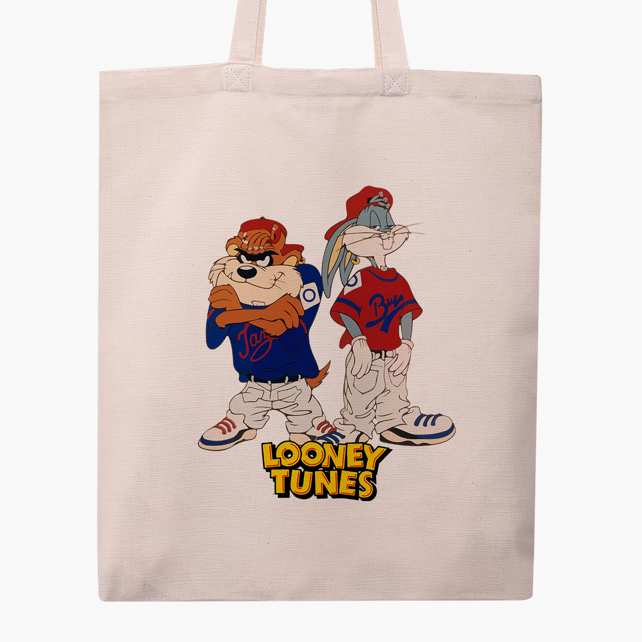 

Эко сумка шоппер Луни Тюнз Таз и Багз Банни (Looney Tunes Taz Looney Bugs Bunny Tunes) (9227-2875) 41x35 см Бежевый