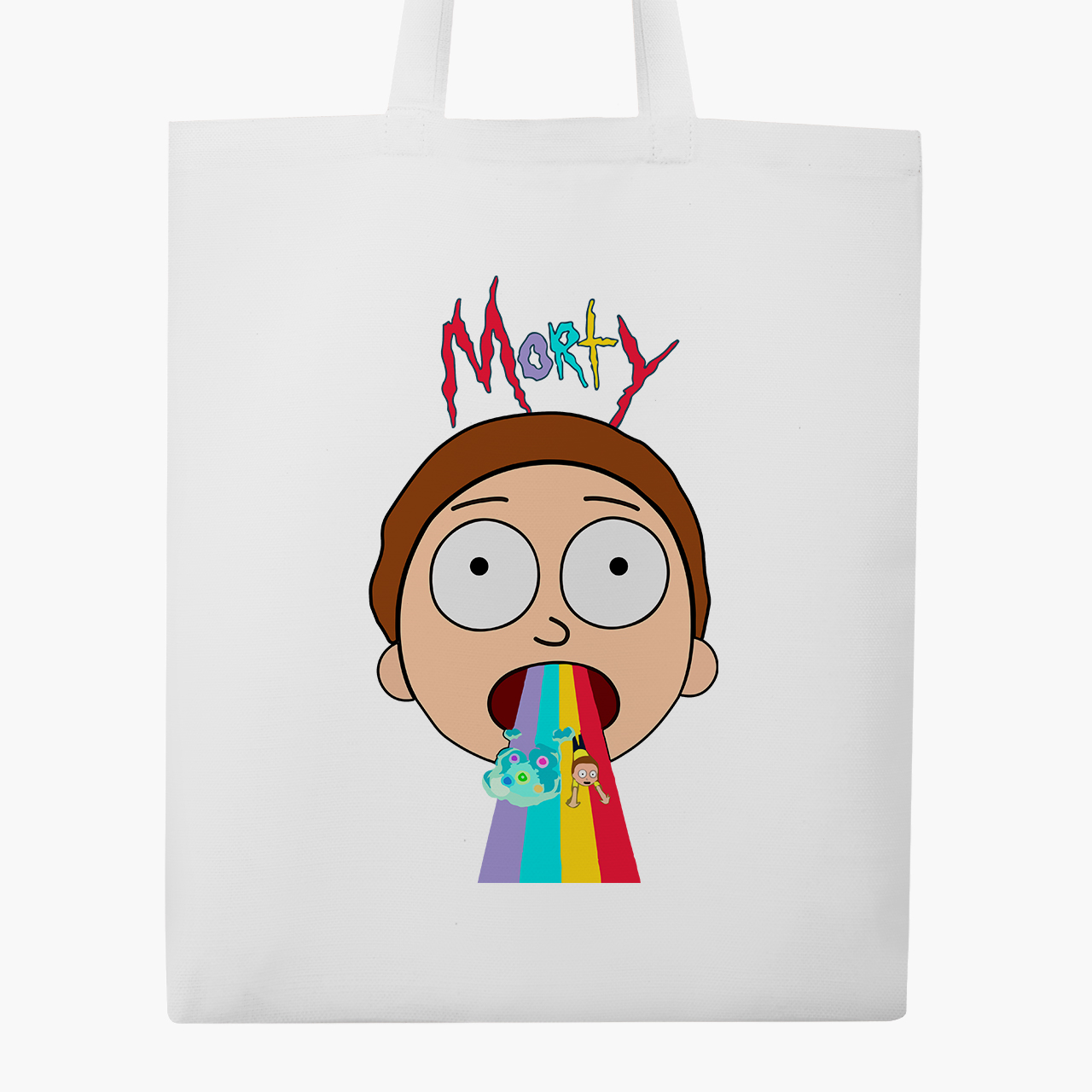 

Эко сумка шоппер Рик Санчез и Морти Смит Рик и Морти (Rick and Morty) (9227-2946) 41x35 см Белый