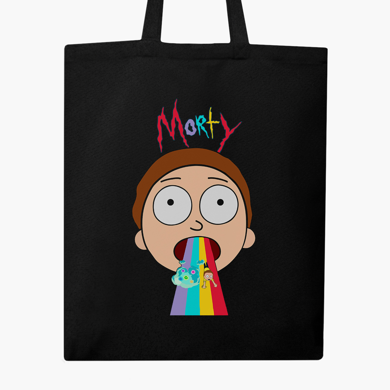

Эко сумка шоппер Рик Санчез и Морти Смит Рик и Морти (Rick and Morty) (9227-2946) 41x35 см Черный