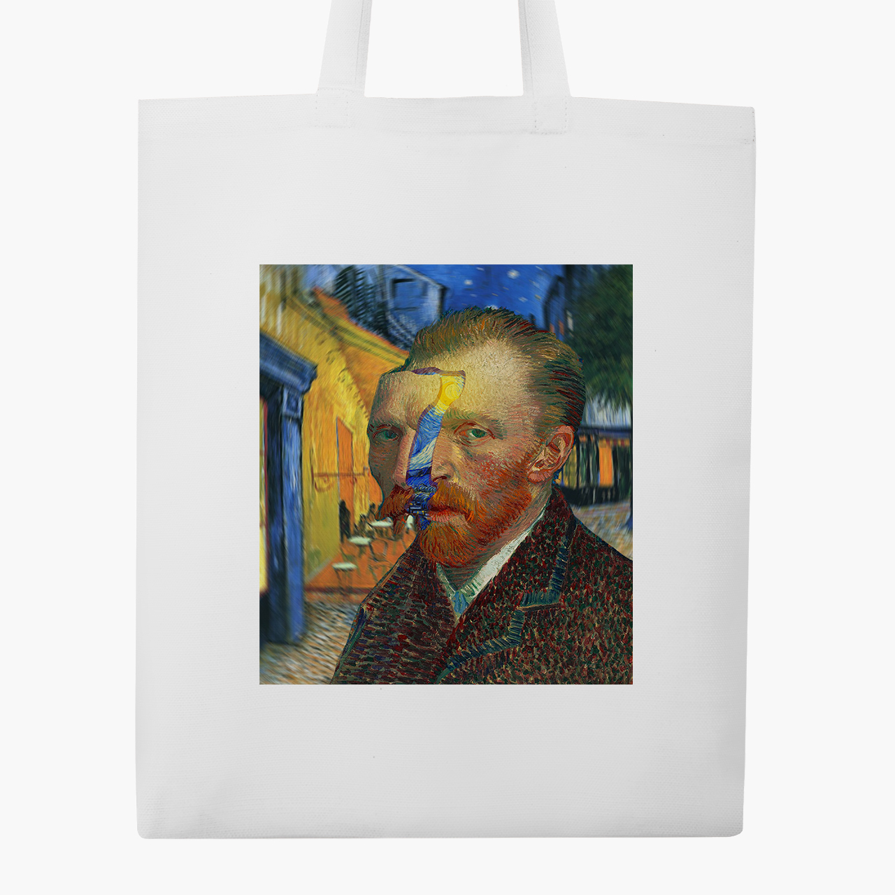 

Эко сумка шоппер Винсент Ван Гог (Vincent van Gogh) (9227-2968) 41x35 см Белый