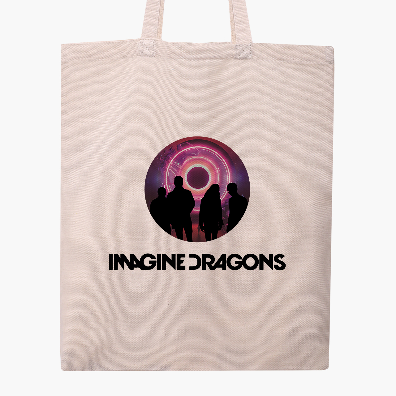 

Эко сумка шоппер Имеджин Драгонс (Imagine Dragons) (9227-2979) 41x35 см Бежевый