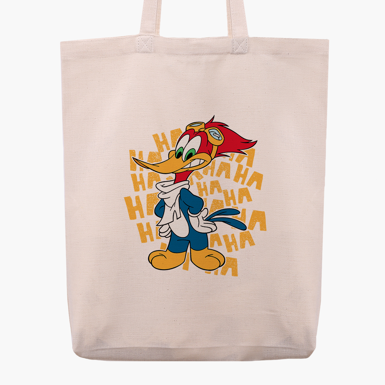 

Эко сумка шоппер Вуди Вудпекер (Woody Woodpecker) (9227-2872) 41x35x8.5 см Бежевый