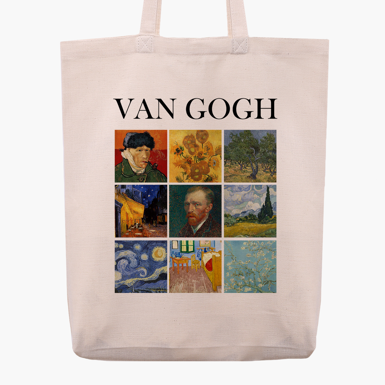 

Эко сумка шоппер Винсент Ван Гог Картины (Vincent van Gogh Paintings) (9227-2960) 41x35x8.5 см Бежевый