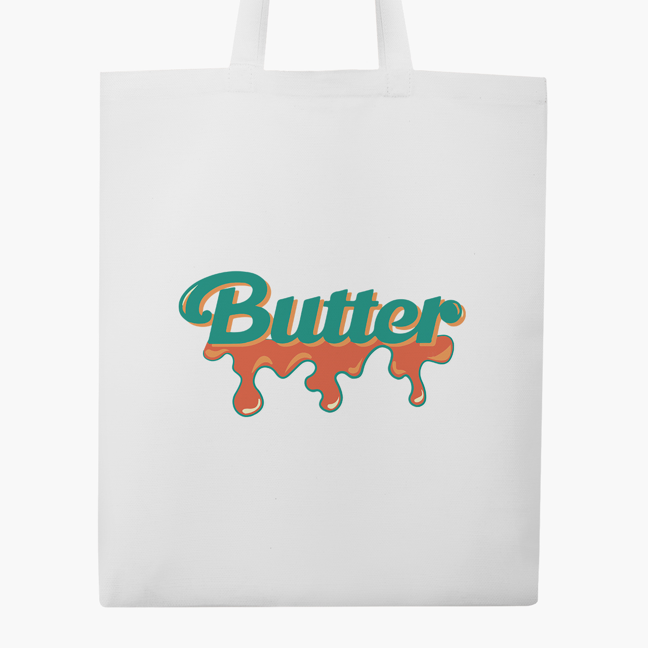 

Эко сумка шоппер Butter БТС (BTS) (9227-3267) 41x35 см Белый