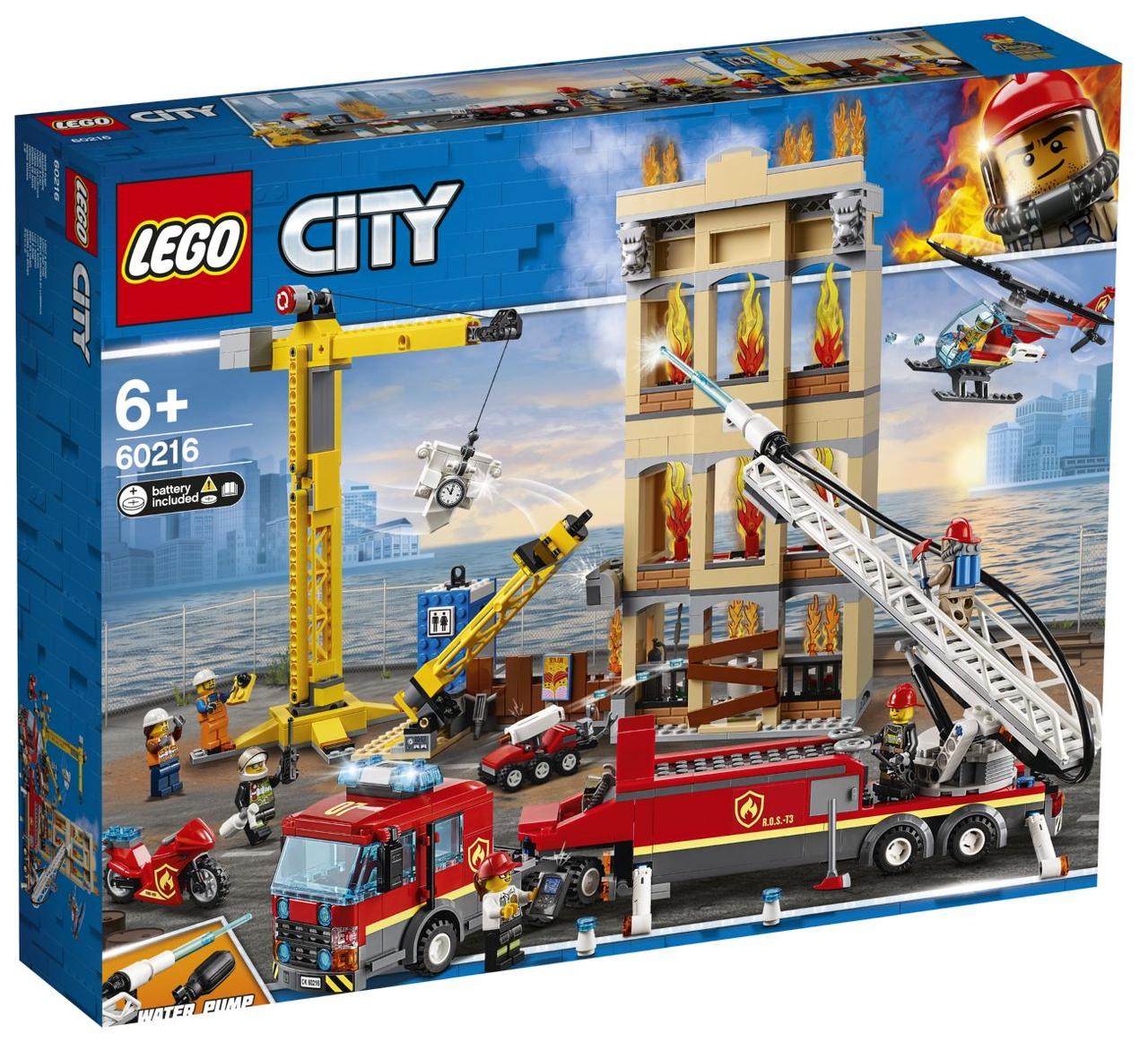 

Lego City Центральная пожарная станция 60216