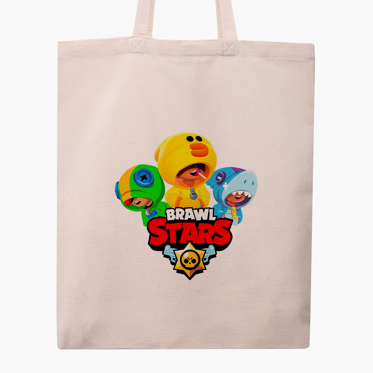 

Эко сумка шоппер Бравл старс (Brawl Stars) (9227-1701) 41x35 см Бежевый