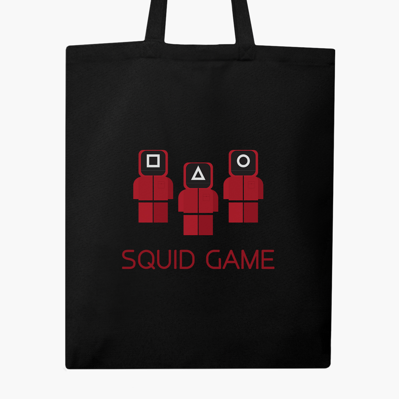 

Эко сумка шоппер на молнии Солдаты Игра в кальмара (Squid Game) (9227-3364-5) 41x35 см Черный