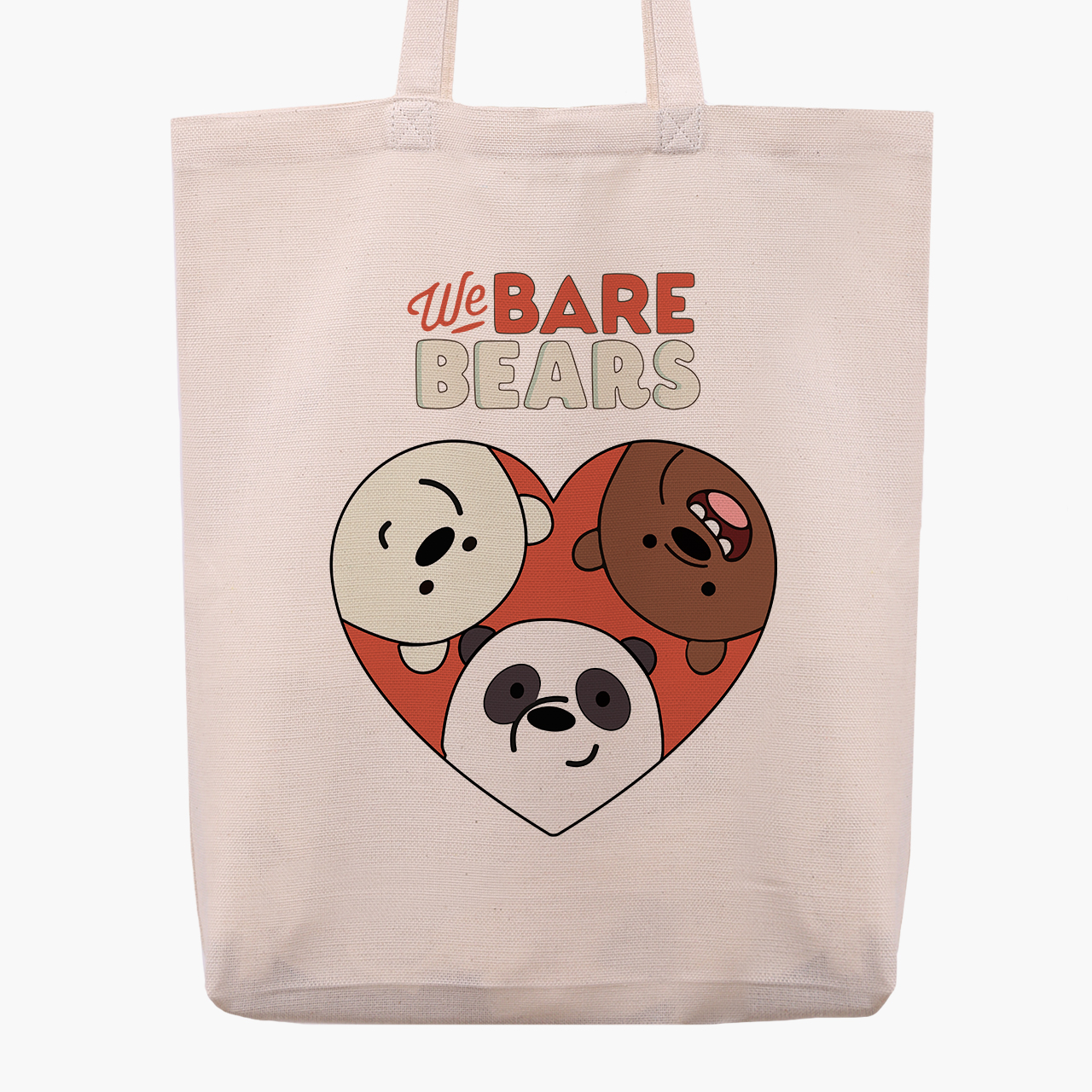 

Эко сумка шоппер Вся правда о медведях (We Bare Bears) (9227-2669) 41x35x8.5 см Бежевый