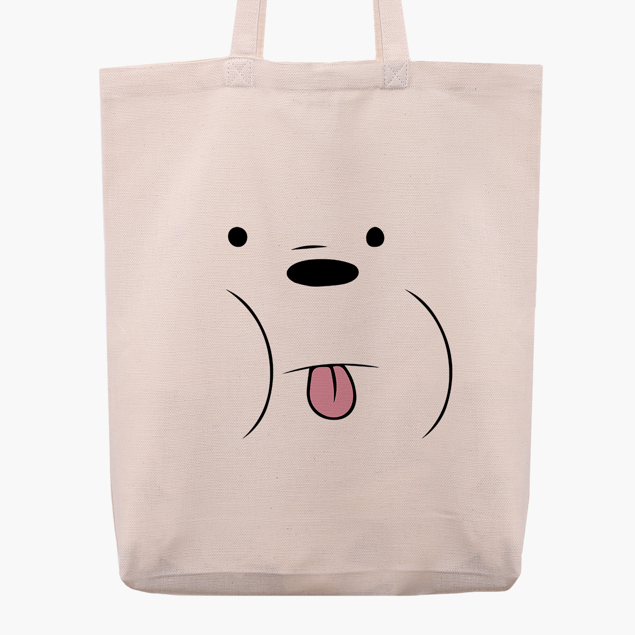 

Эко сумка шоппер Вся правда о медведях Бежевый медведь (We Bare Bears Ice Bear) (9227-2662) 41x35x8.5 см Бежевый