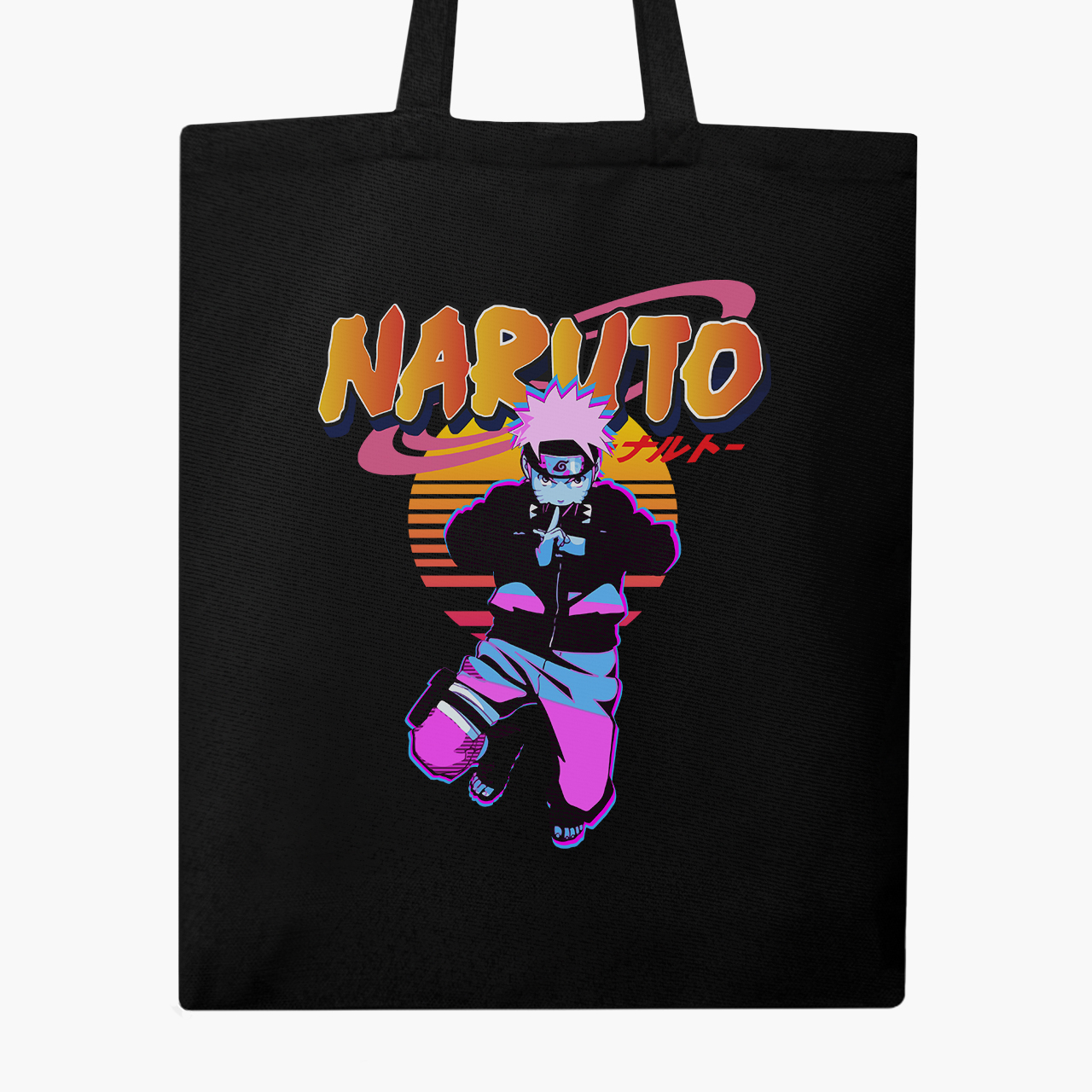 

Эко сумка шоппер Наруто Узумаки (Naruto Uzumaki) (9227-2629) 41x35 см Черный