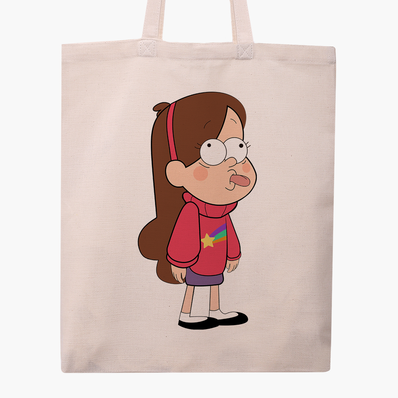 

Эко сумка шоппер Гравити Фолз Мейбл Пайнс (Gravity Falls Mabel Pines) (9227-2625) 41x35 см Бежевый