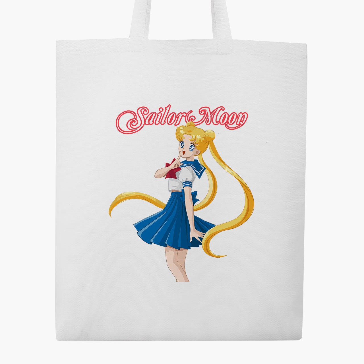

Эко сумка шоппер Сейлор Мун (Sailor Moon) (9227-2928) 41x35 см Белый
