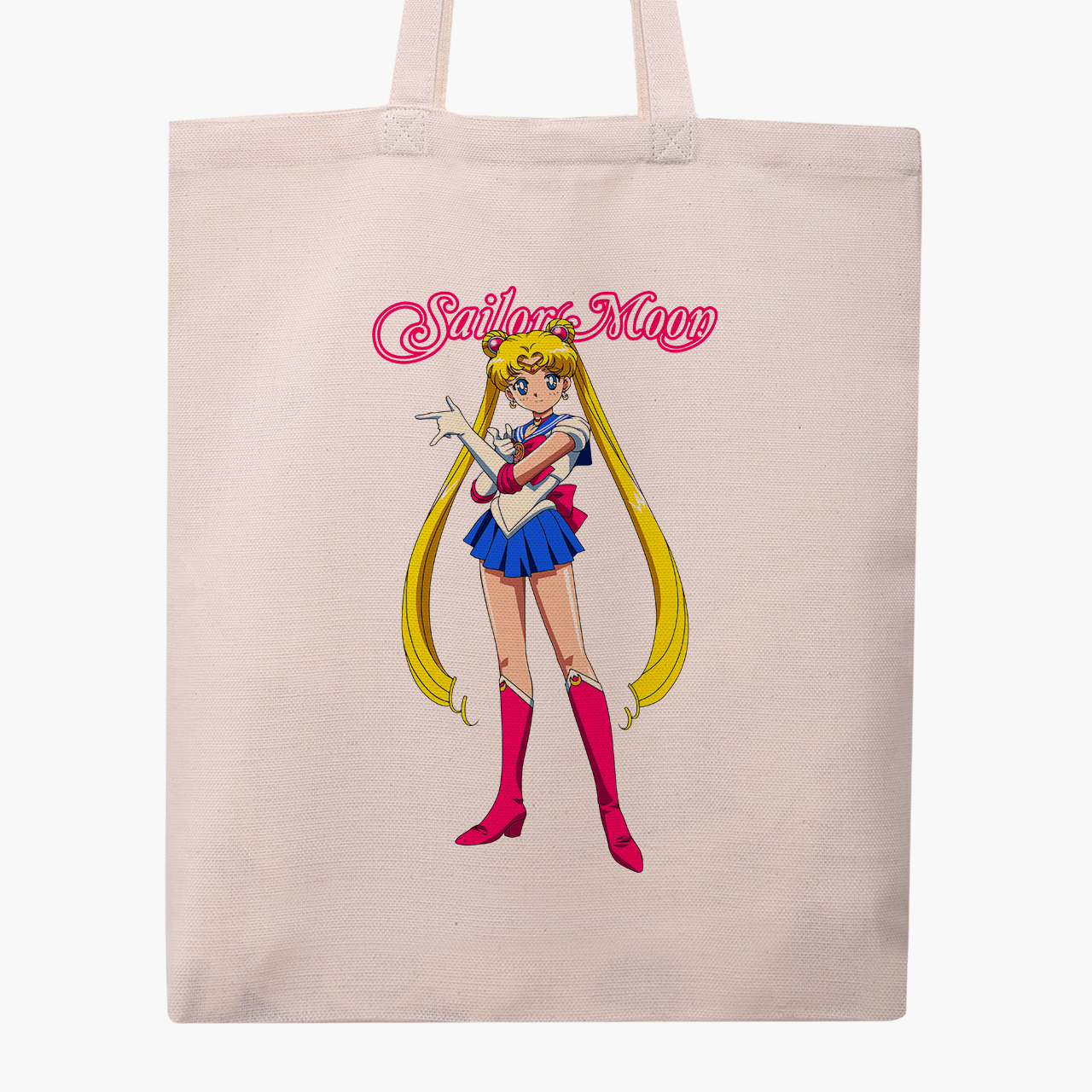 

Эко сумка шоппер Сейлор Мун (Sailor Moon) (9227-2916) 41x35 см Бежевый